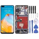 For Huawei P40 TFT LCD Screen Digitizer Full Assembly with Frame, Not Supporting Fingerprint Identification (Black) - 1