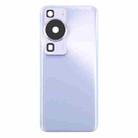 For Huawei P60 Battery Back Cover with Camera Lens Cover(Purple) - 2