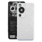 For Huawei P60 Battery Back Cover with Camera Lens Cover(White) - 1