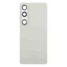 For Sony Xperia 1 VI Original Battery Back Cover with Camera Lens Cover(Silver) - 2