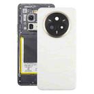 For Realme 14 Pro+ Original Battery Back Cover with Camera Lens Cover(White) - 1