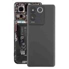 For vivo T2 Pro Battery Back Cover with Camera Lens Cover(Black) - 1