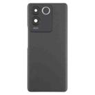 For vivo T2 Pro Battery Back Cover with Camera Lens Cover(Black) - 2