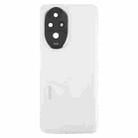 For Honor 200 OEM Battery Back Cover with Camera Lens Cover(White) - 2
