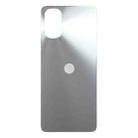 For Motorola Moto E32s Original Battery Back Cover(Silver) - 2