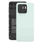 For ZTE Axon 70 Glass Battery Back Cover with Adhesive(Green) - 1