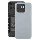 For ZTE Blade V70 / Axon 70 Glass Battery Back Cover with Adhesive(Gray) - 1