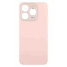 For ZTE Blade V70 Design Glass Battery Back Cover with Adhesive(Pink) - 2