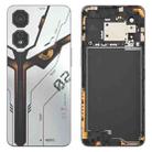 For ZTE nubia Neo 2 Z2352N Plastic Battery Back Cover with Camera Lens Cover(Silver) - 1