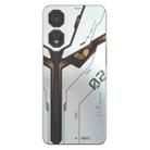 For ZTE nubia Neo 2 Z2352N Plastic Battery Back Cover with Camera Lens Cover(Silver) - 2