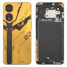 For ZTE nubia Neo 2 Z2352N Plastic Battery Back Cover with Camera Lens Cover(Yellow) - 1