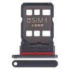 For ZTE nubia Z50 NX711J SIM + SIM Card Tray (Black) - 1