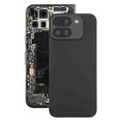 For Google Pixel 9 Pro Fold Original Back Cover with Camera Lens Cover(Black) - 1