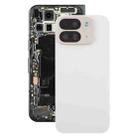 For Google Pixel 9 Pro Fold Original Back Cover with Camera Lens Cover(White) - 1