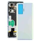 For Vivo X50 5G / V2001A Battery Back Cover (Baby Blue) - 1