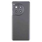 For OnePlus 12R Back Cover with Camera Lens Cover(Black) - 2