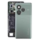For Realme GT 6 Global Original Back Cover with Camera Lens Cover(Green) - 1