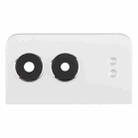 For OnePlus Nord 4 Original Rear Camera Lens Cover (White) - 1