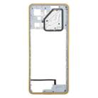 For ZTE nubia Neo 3 Plastic Middle Frame Bezel Plate (Gold) - 2