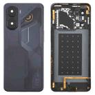 For ZTE nubia Neo 3 Plastic Battery Back Cover with Middle Frame / Camera Lens Cover(Black) - 1