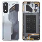 For ZTE nubia Neo 3 Plastic Battery Back Cover with Middle Frame / Camera Lens Cover(Silver) - 1