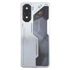 For ZTE nubia Neo 3 Plastic Battery Back Cover with Middle Frame / Camera Lens Cover(Silver) - 2