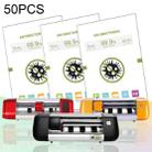 50 PCS F0003 HD Antibacteria TPU Soft Film Supplies for Protector Cutter - 1