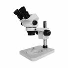 0.7X-50X Stereo Microscope Binocular Microscope With Light(White) - 1