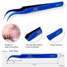 Vetus MCS-15 Bright Blue Curved Tweezers - 7