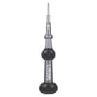 Mechanic East Tag Precision Strong Magnetic Screwdriver, Convex Cross 2.5(Black) - 1