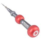 Mechanic East Tag Precision Strong Magnetic Screwdriver,Five Stars 0.8(Red) - 2