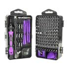 138 in 1 DIY Mobile Phone Disassembly Tool Clock Repair Multi-function Tool Screwdriver Set (Purple) - 1