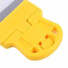 Glue Remover Squeegee Sticker Cleaner Plastic Handle Scraper(Yellow) - 5