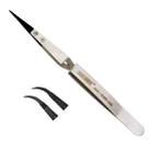 JAKEMY JM-T10-12 Replaceable Anti-static Straight Tweezers with Curved Tip - 1