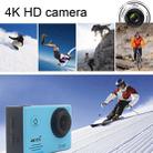 HAMTOD HF60 UHD 4K WiFi 16.0MP Sport Camera with Waterproof Case, Generalplus 4247, 2.0 inch LCD Screen, 120 Degree Wide Angle Lens, with Simple Accessories(Blue) - 7