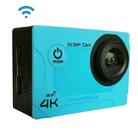 HAMTOD S9 UHD 4K WiFi  Sport Camera with Waterproof Case, Generalplus 4247, 2.0 inch LCD Screen, 170 Degree Wide Angle Lens (Blue) - 1
