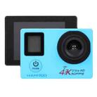 HAMTOD H12 UHD 4K WiFi  Sport Camera with Waterproof Case, Generalplus 4247, 0.66 inch + 2.0 inch LCD Screen, 170 Degree Wide Angle Lens (Blue) - 2