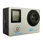 HAMTOD H12 UHD 4K WiFi  Sport Camera with Waterproof Case, Generalplus 4247, 0.66 inch + 2.0 inch LCD Screen, 170 Degree Wide Angle Lens (Silver) - 2
