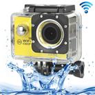 H16 1080P Portable WiFi Waterproof Sport Camera, 2.0 inch Screen,  Generalplus 4248, 170 A+ Degrees Wide Angle Lens, Support TF Card(Yellow) - 1