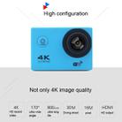 HAMTOD H9A Pro HD 4K WiFi Sport Camera with Remote Control & Waterproof Case, Generalplus 4247, 2.0 inch LCD Screen, 170 Degree A Wide Angle Lens(Black) - 11