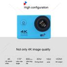 HAMTOD H9A HD 4K WiFi Sport Camera with Waterproof Case, Generalplus 4247, 2.0 inch LCD Screen, 120 Degree Wide Angle Lens (Black) - 11