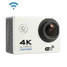 HAMTOD H9A HD 4K WiFi Sport Camera with Waterproof Case, Generalplus 4247, 2.0 inch LCD Screen, 120 Degree Wide Angle Lens (White) - 1