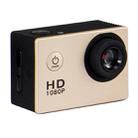 HAMTOD HF40 Sport Camera with 30m Waterproof Case, Generalplus 6624, 2.0 inch LCD Screen(Gold) - 1