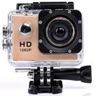 HAMTOD HF40 Sport Camera with 30m Waterproof Case, Generalplus 6624, 2.0 inch LCD Screen(Gold) - 2