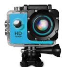 HAMTOD HF40 Sport Camera with 30m Waterproof Case, Generalplus 6624, 2.0 inch LCD Screen(Blue) - 2