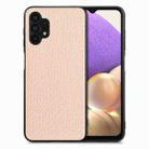 For Samsung Galaxy A32 5G Carbon Fiber Texture Leather Back Cover Phone Case(Khaki) - 1