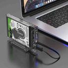 Transparent Series 2.5 inch 10Gbps Hard Drive Enclosure with Stand - 6