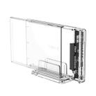ORICO 2159U3 2.5 inch Transparent USB3.0 Hard Drive Enclosure with Stand - 7