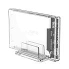 ORICO 2159U3 2.5 inch Transparent USB3.0 Hard Drive Enclosure with Stand - 8
