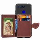 Leaf Buckle Litchi Texture Card Holder PU + TPU Case for Huawei Honor V20, with Card Slot & Holder & Wallet & Photo Frame - 1